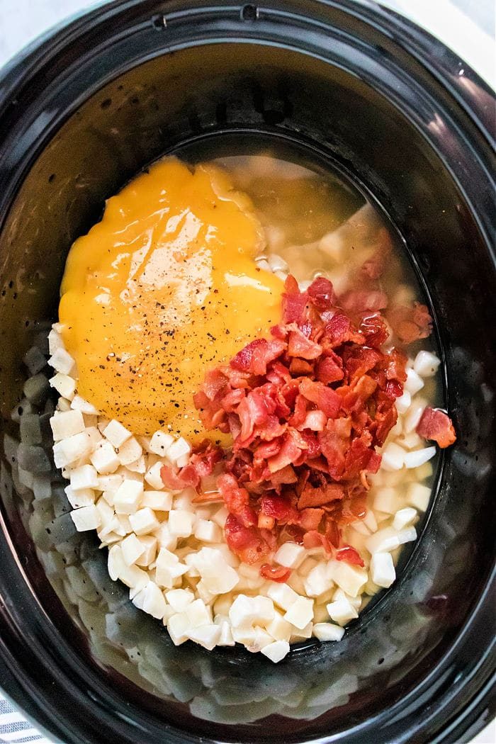 Crockpot Potato Soup, plus Frozen Hashbrowns