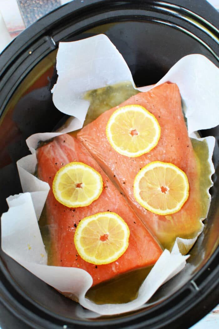 Slow Cooker Salmon