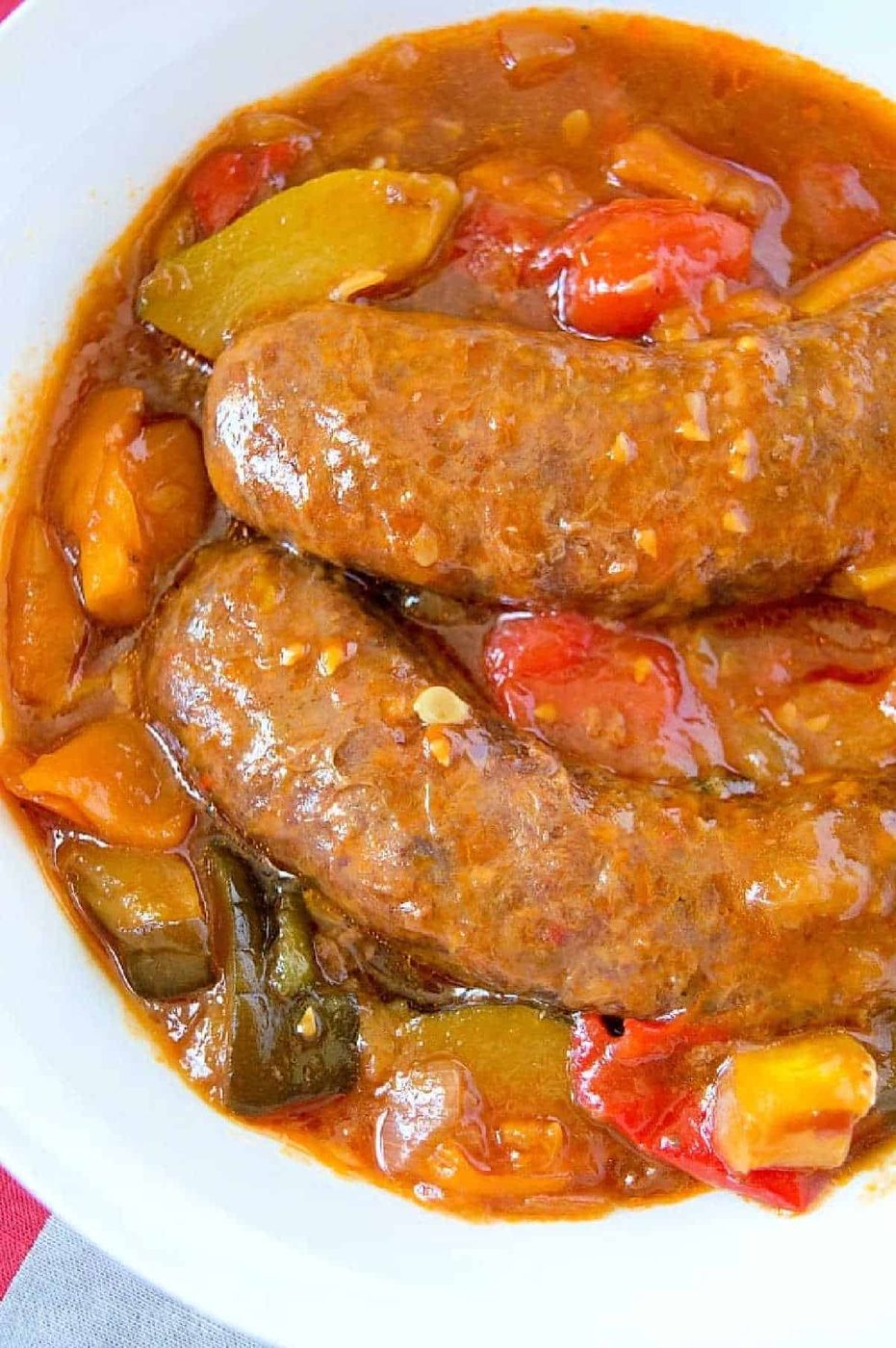 Crockpot Sausage and Vegetables