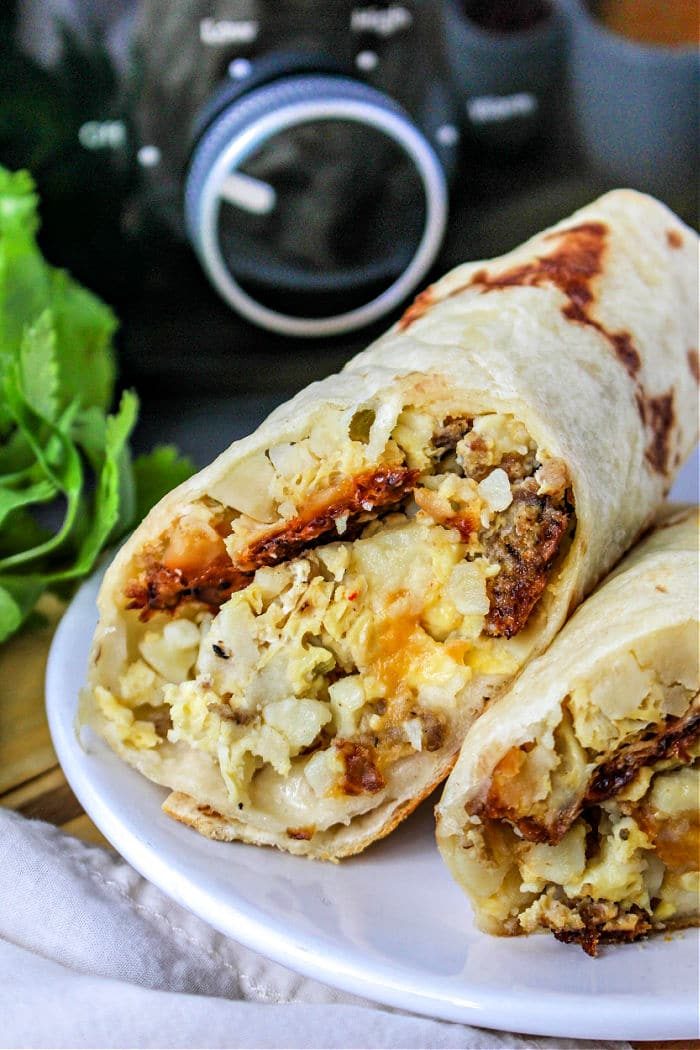 Slow Cooker Breakfast Burritos