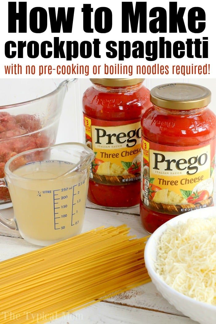 crockpot spaghetti recipe