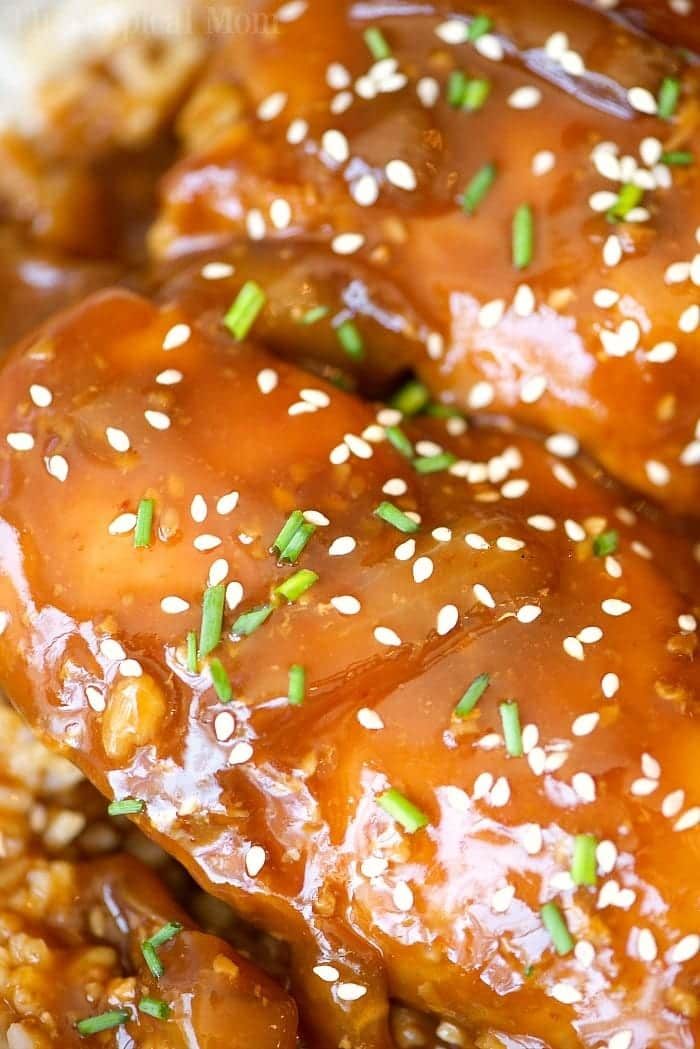 crockpot sticky teriyaki chicken
