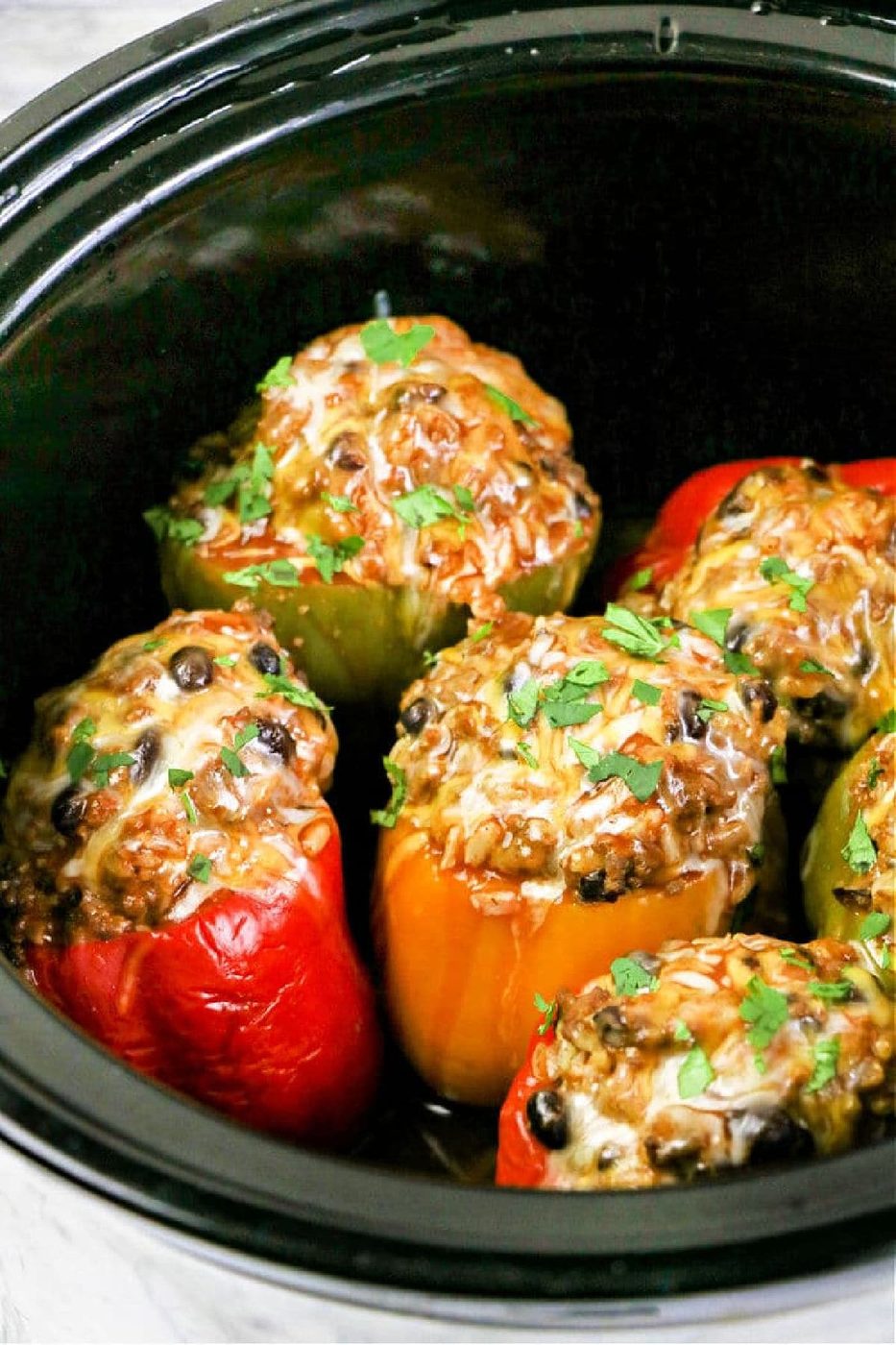 Crockpot Stuffed Peppers