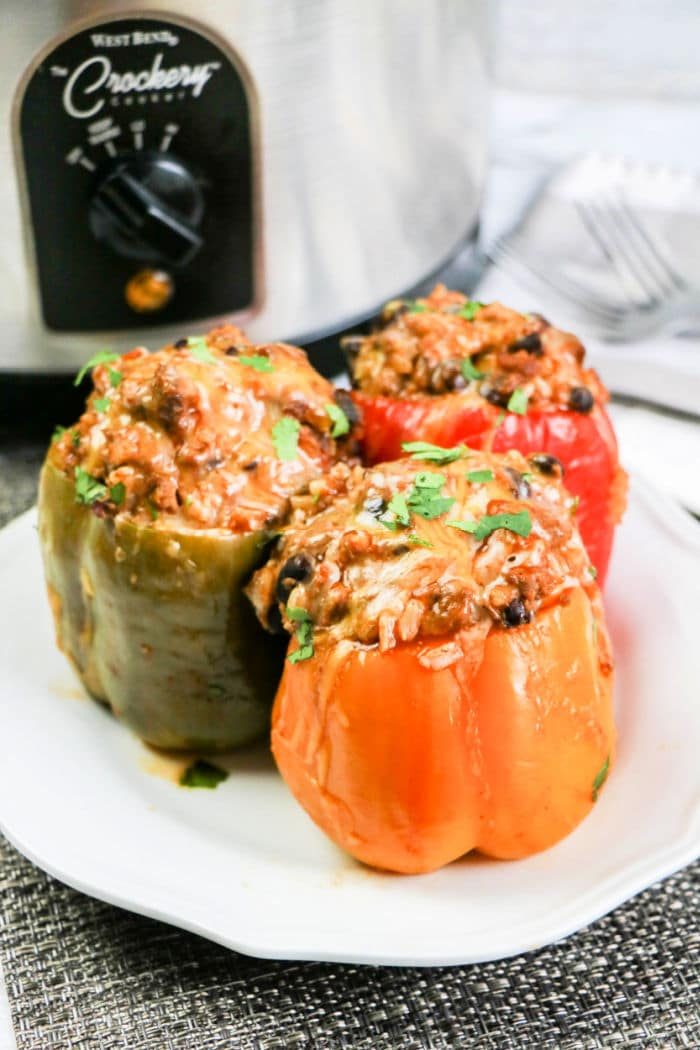 Slow Cooker Stuffed Peppers