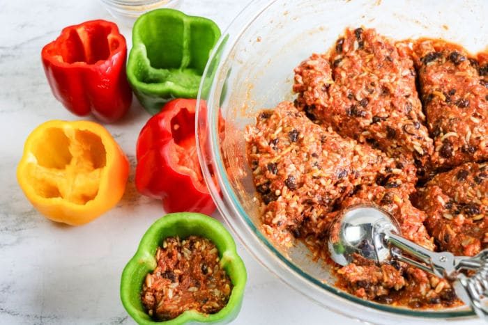 crockpot stuffed peppers no rice