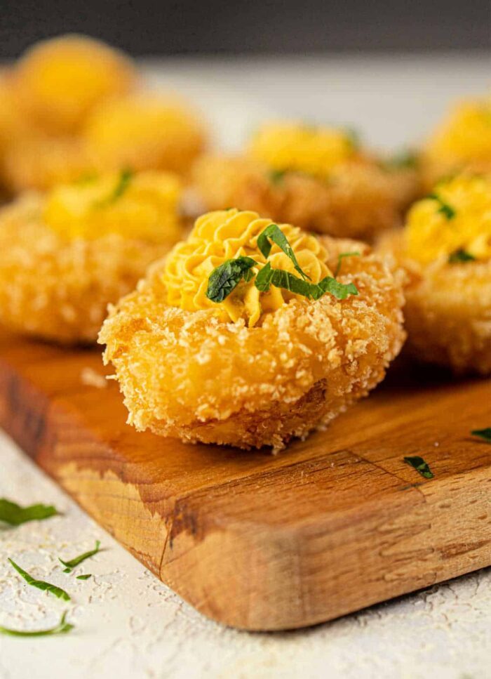 How to Make Fried Deviled Eggs