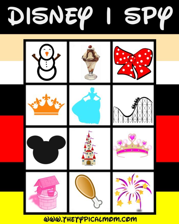 Free Disney we SPY Printable