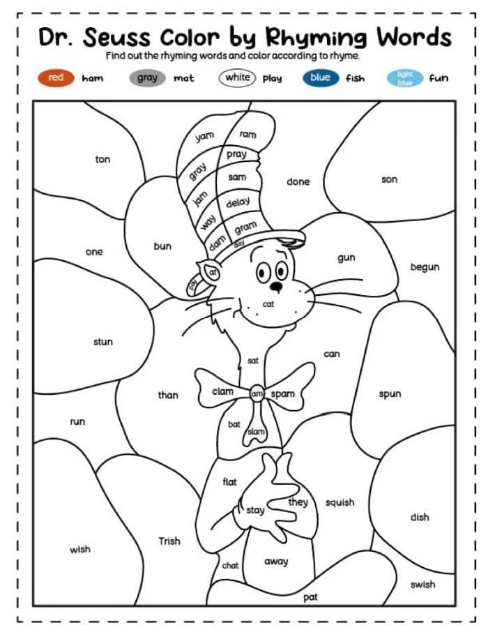 Dr. Seuss Coloring Pages