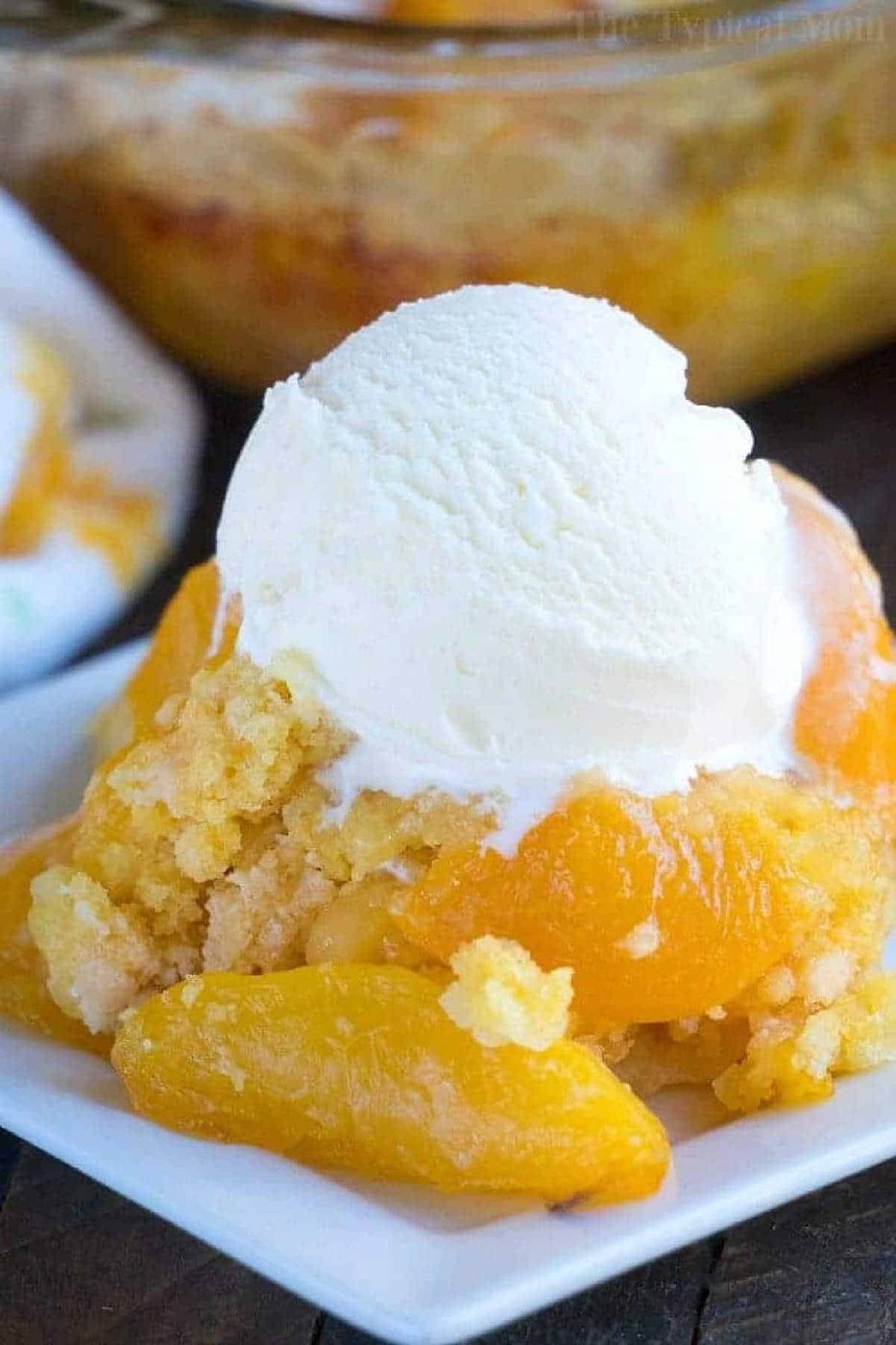 Peach Dump Cobbler