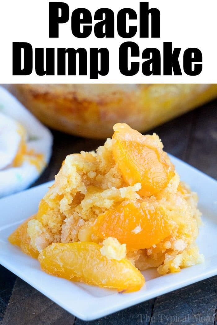 Dump Peach Cobbler 2