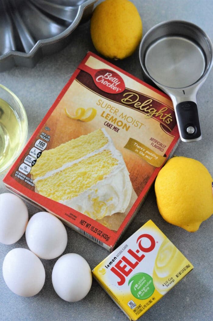 Lemon Bundt Cake With Cake Mix