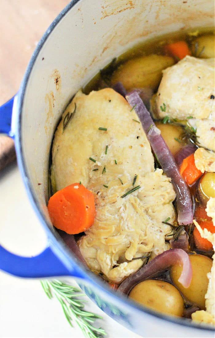 Chicken Breasts in Dutch Oven