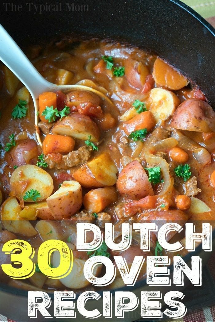 dutch oven recipes