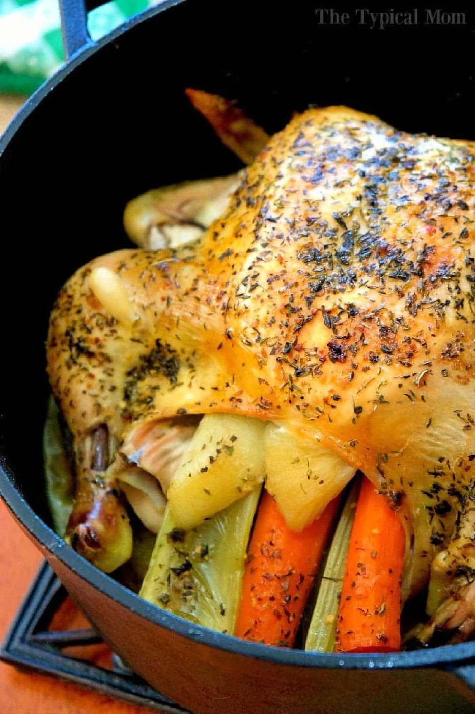 Dutch Oven Whole Roast Chicken