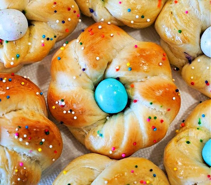 Easter bread refrigerated dough