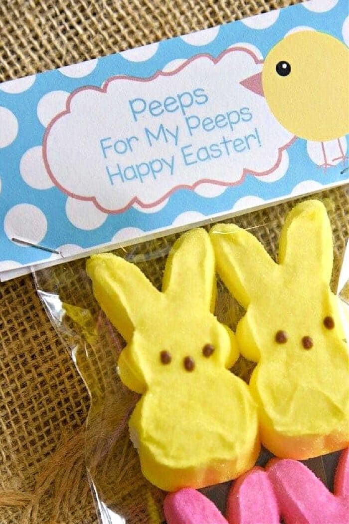 Free Easter Treat Bag Topper