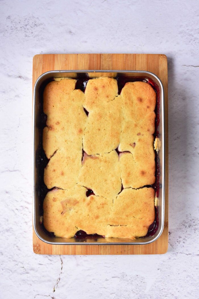 Easy Cherry Cobbler with Fresh Cherries