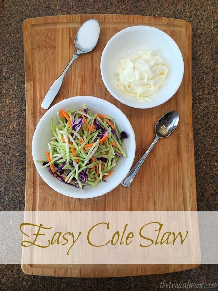 Easy cole slaw