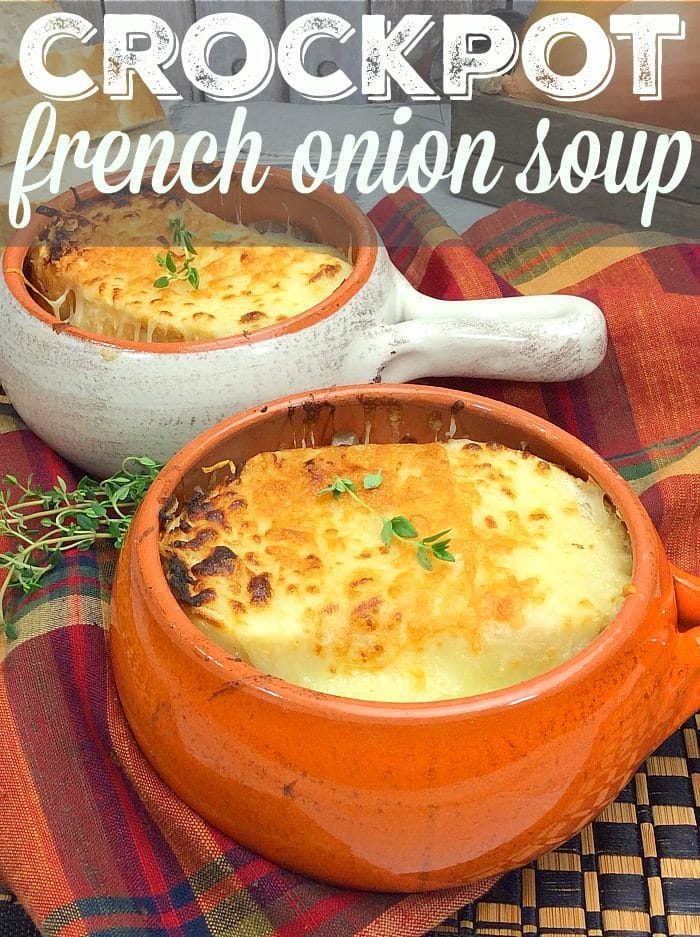 slow cooker french onion soup