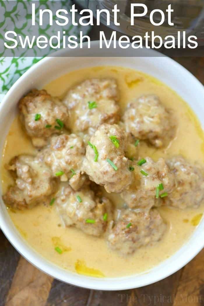 instant pot swedish meatballs
