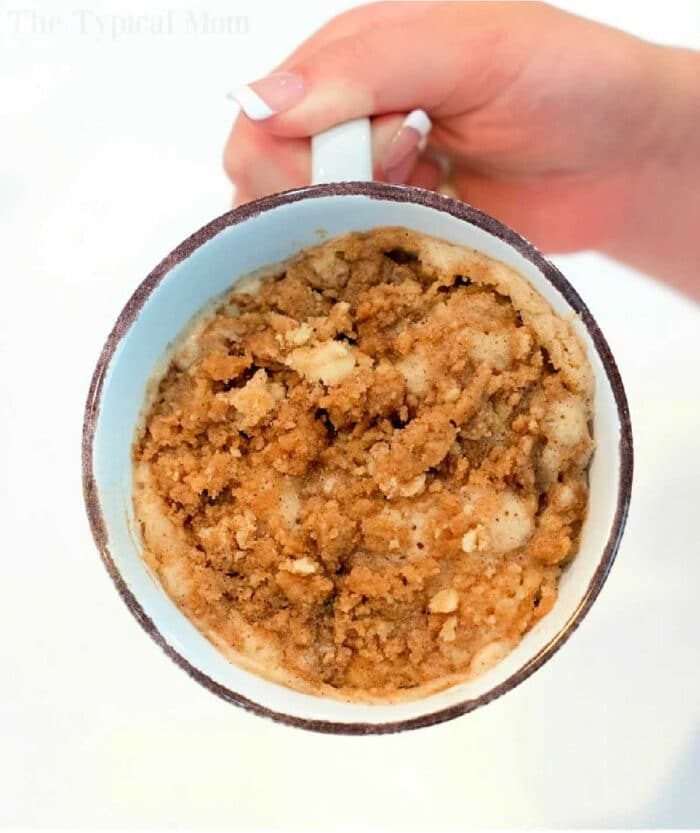 how to make coffee cake in a mug