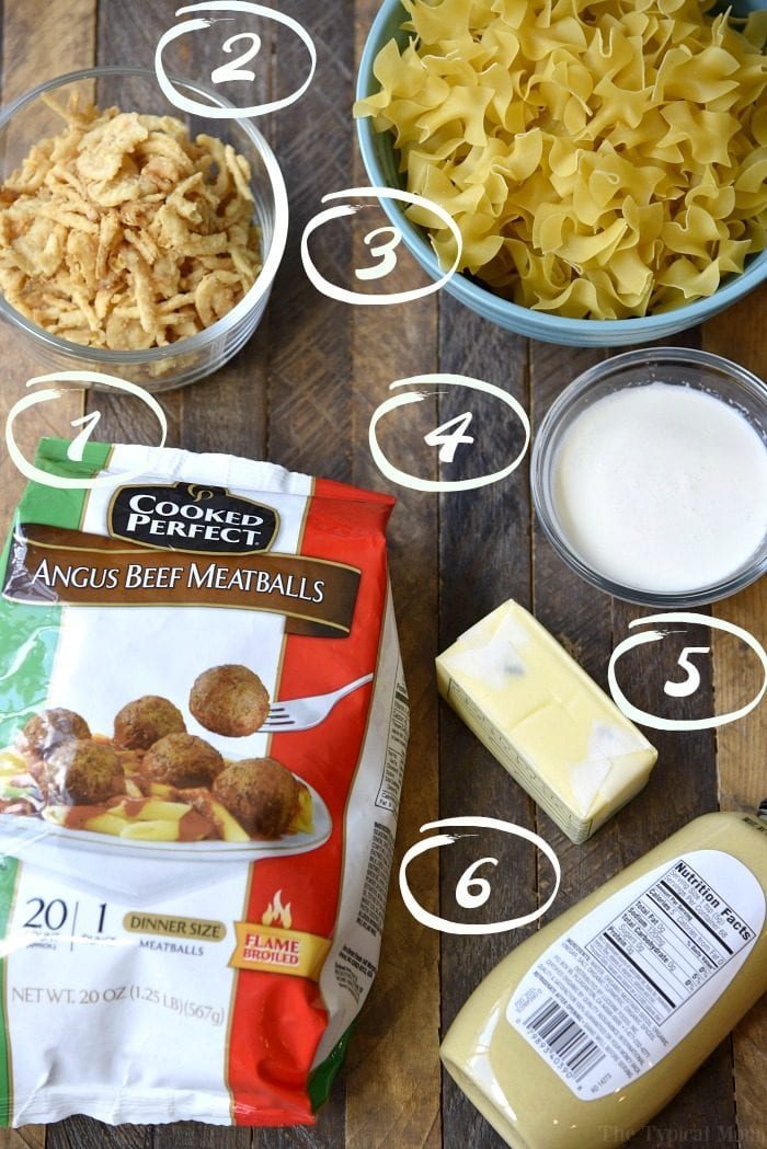easy swedish meatball casserole