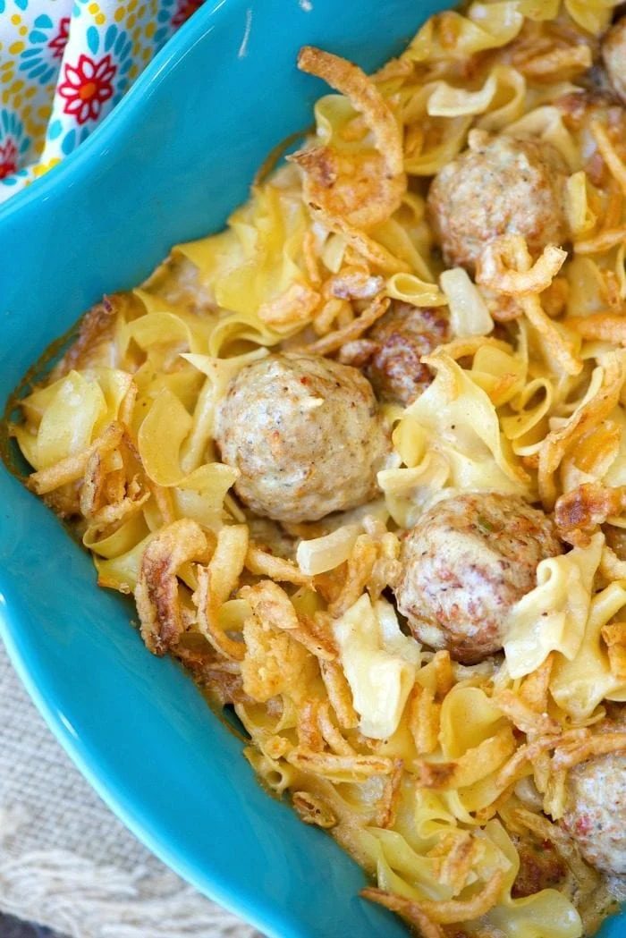 easy swedish meatball cassserole 3