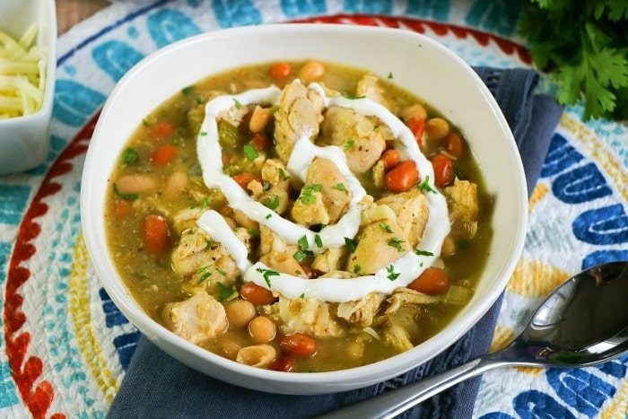 creamy white chicken chili crockpot