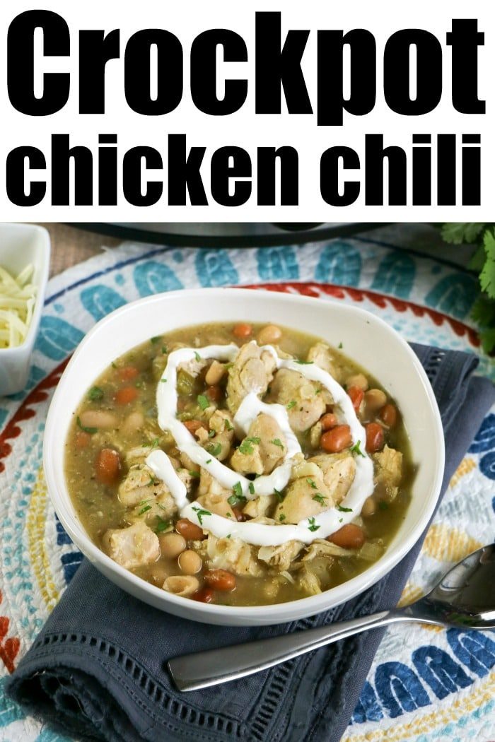 Easy White Chicken Chili Crockpot