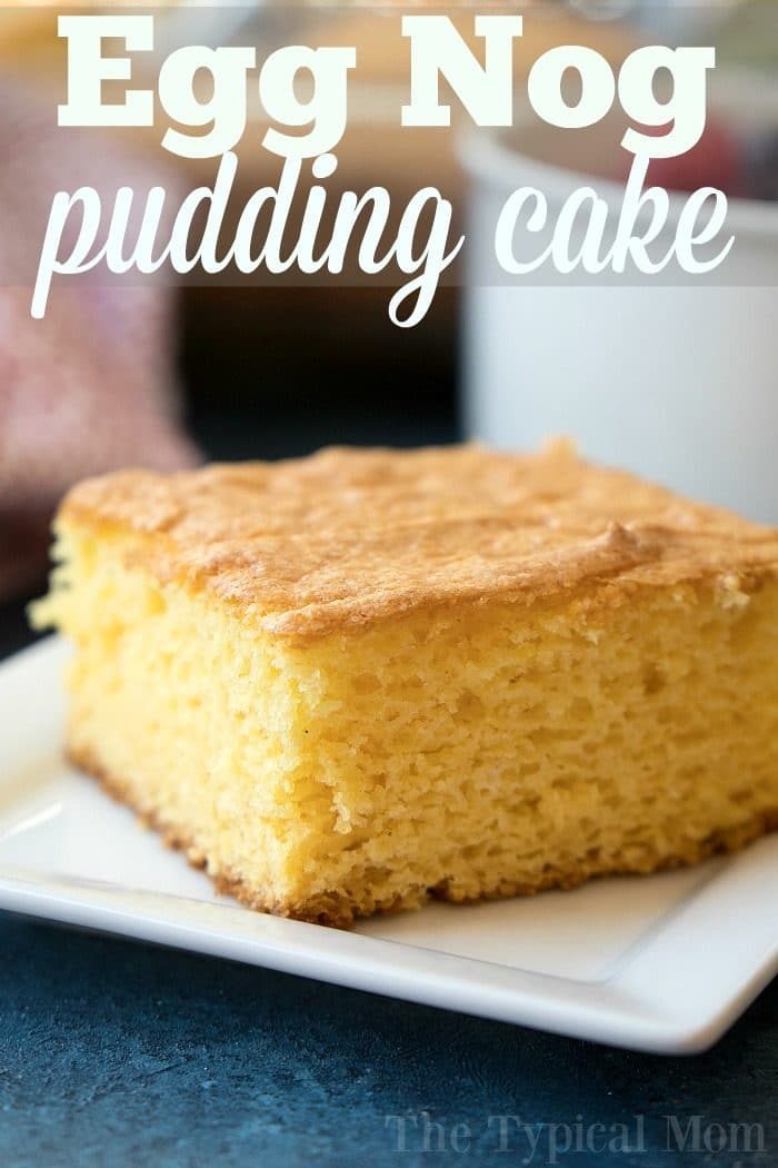 egg nog pudding cake 2