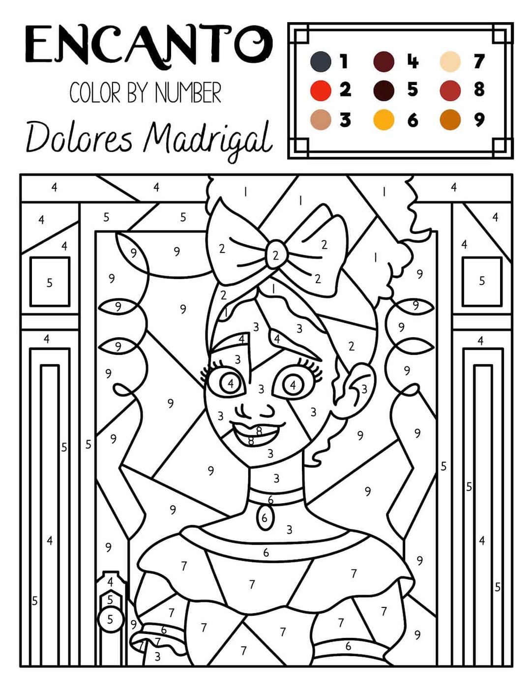 Encanto Coloring Pages