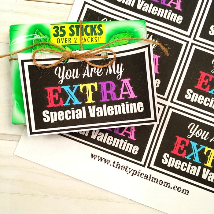 Extra Special Valentine's Day Printable