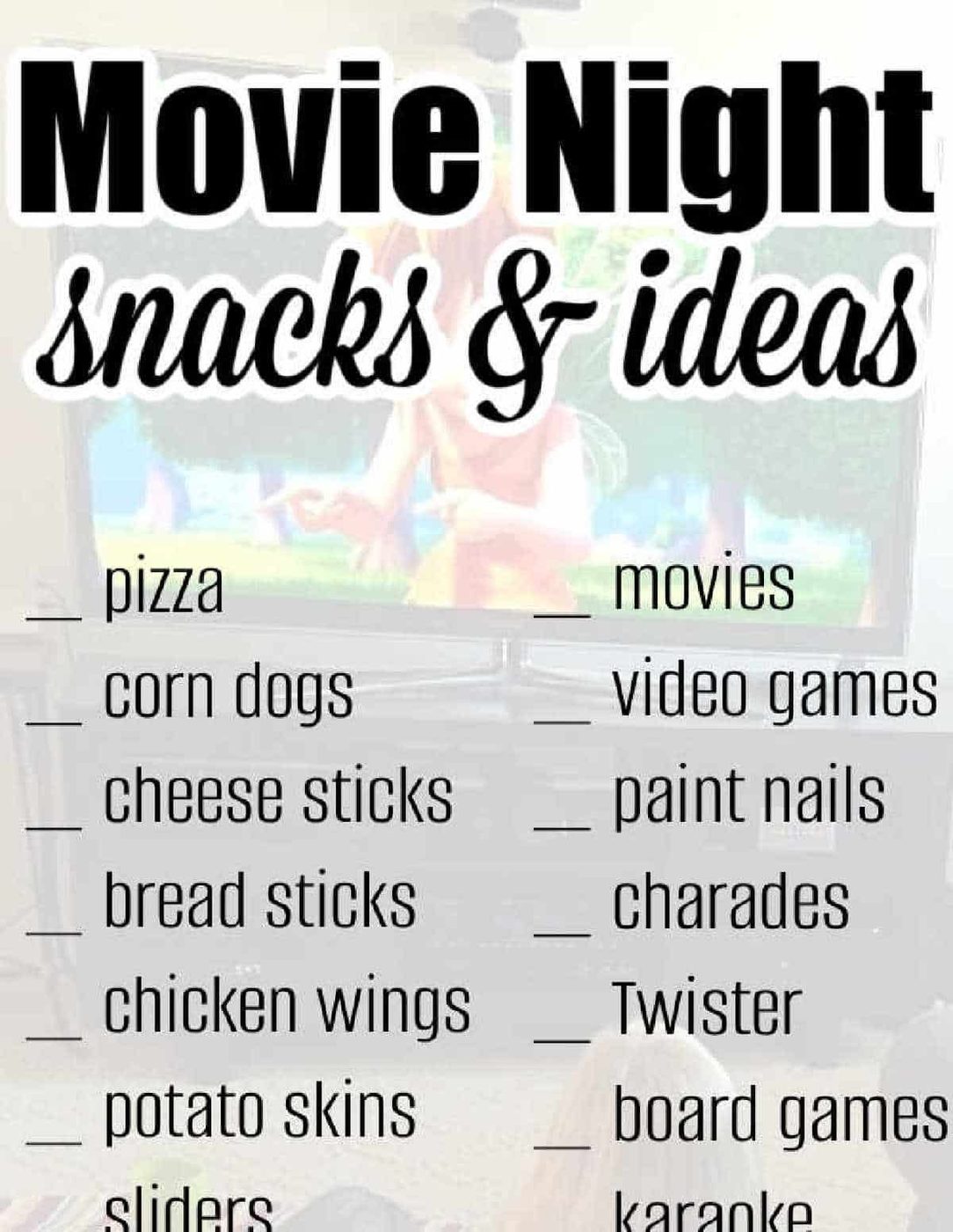 Family Movie Night Ideas at Home