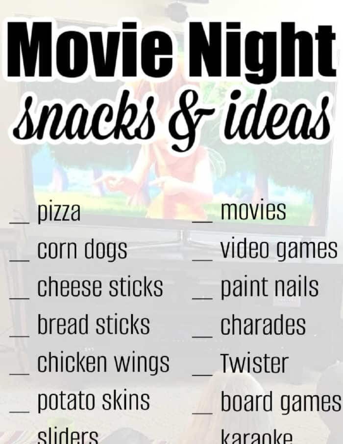 movie night with kids