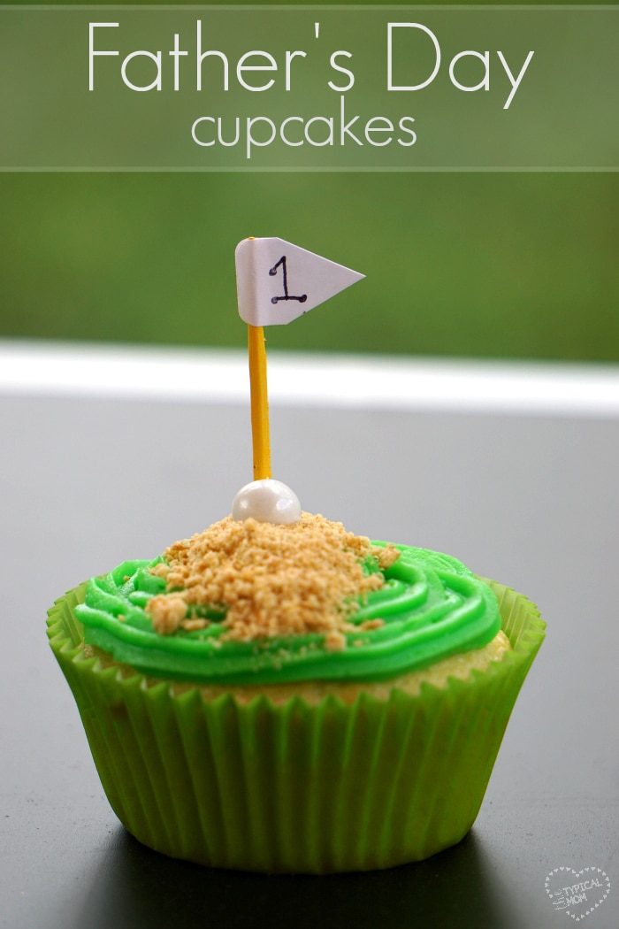 Golf Fathers Day Cupcakes