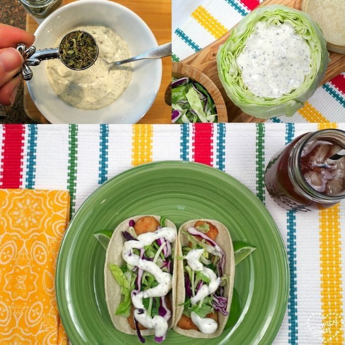 Cilantro Lime Sauce for Fish Tacos