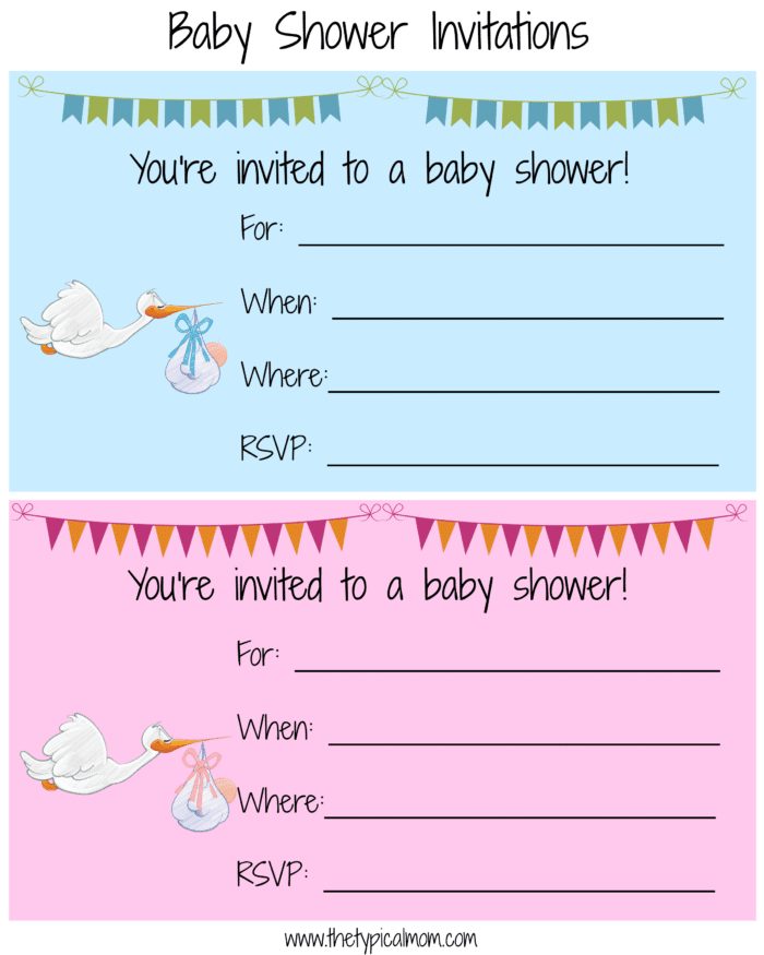 Free Baby Shower Invitation Templates