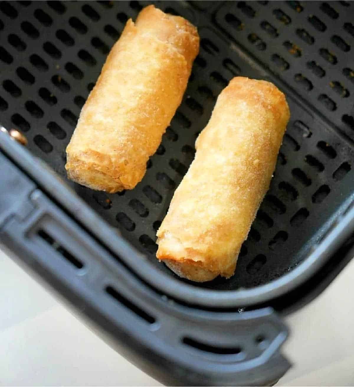 Air Fryer Frozen Egg Rolls