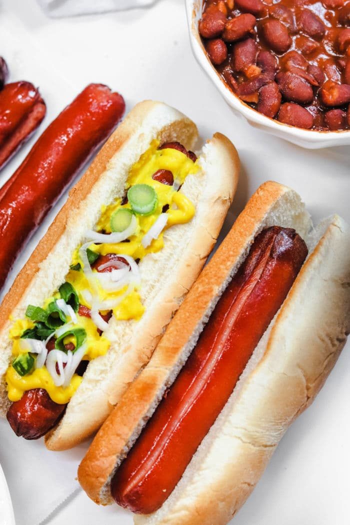 Frozen Hot Dogs in Air Fryer