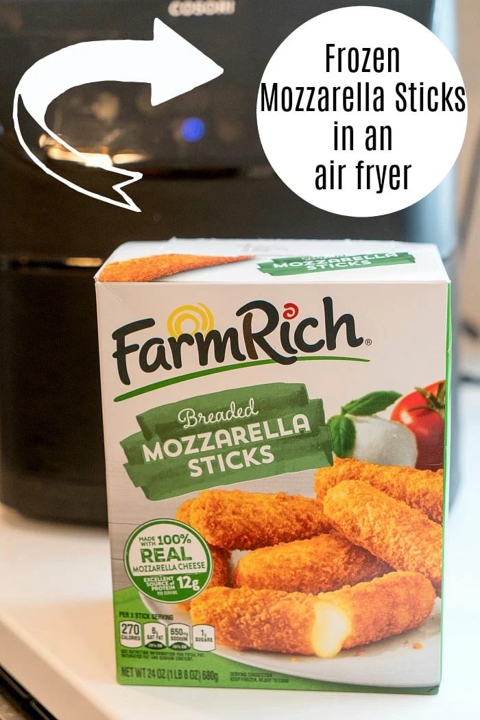 air fryer frozen mozzarella sticks