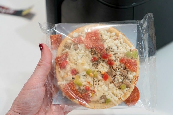 frozen pizza in air fryer