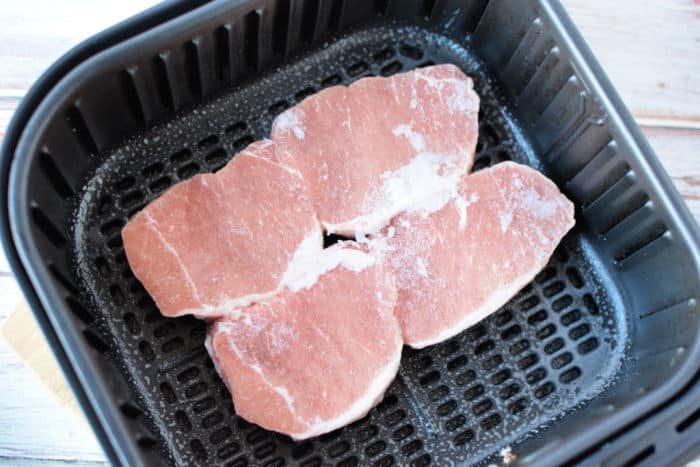 frozen pork chops