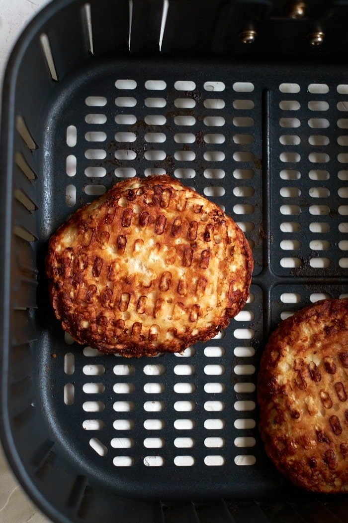 Frozen Turkey patty in Air Fryer