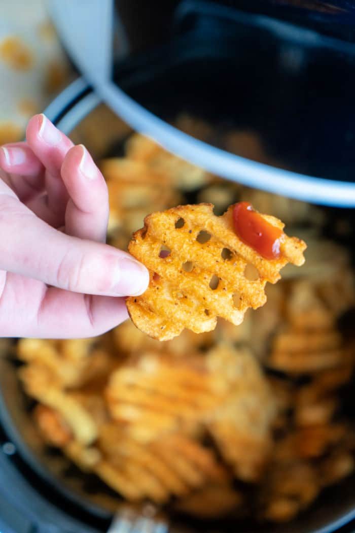 Waffle Fries frozen Air Fryer