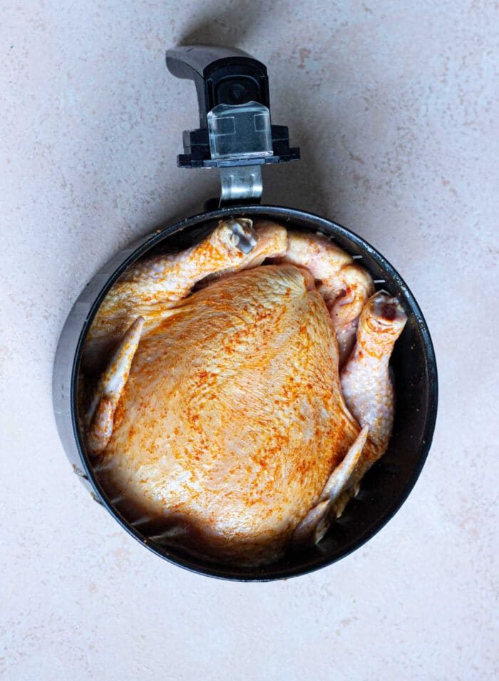 Air Fryer Frozen Whole Chicken