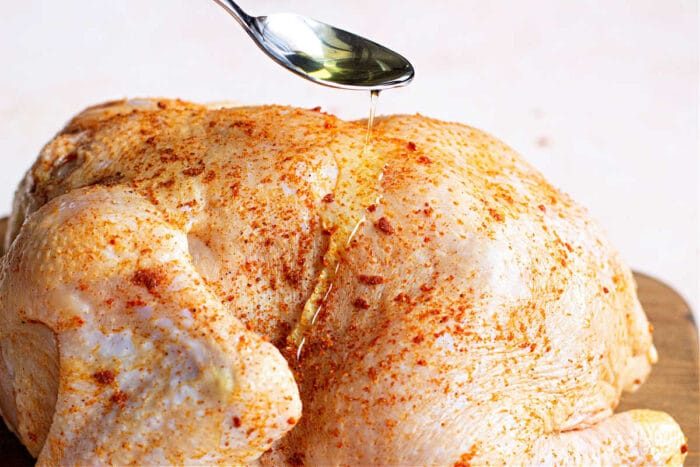 Frozen Chicken in Air Fryer