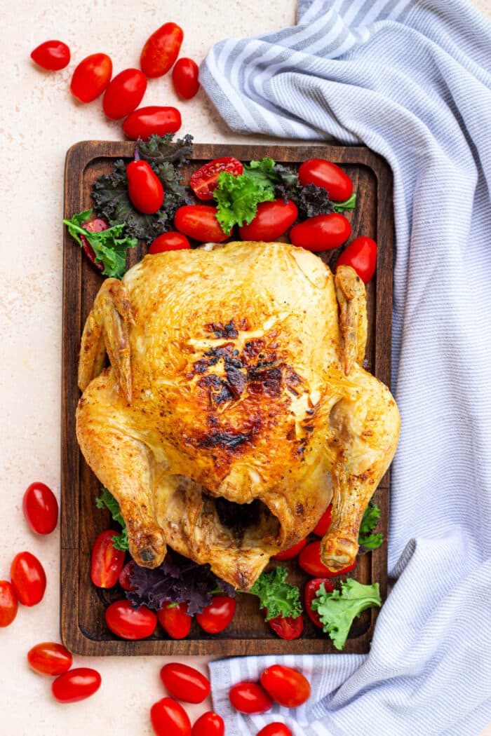 Frozen Whole Chicken in Air Fryer