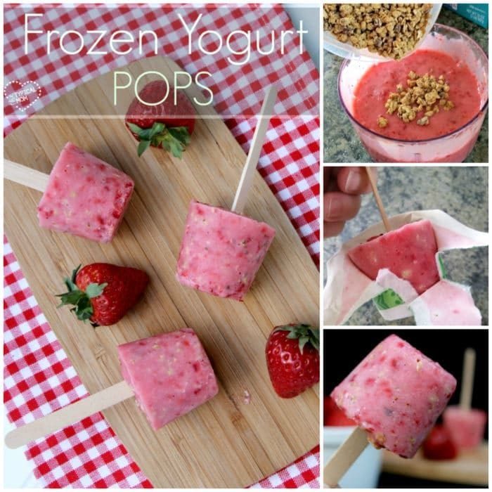 frozen yogurt pops