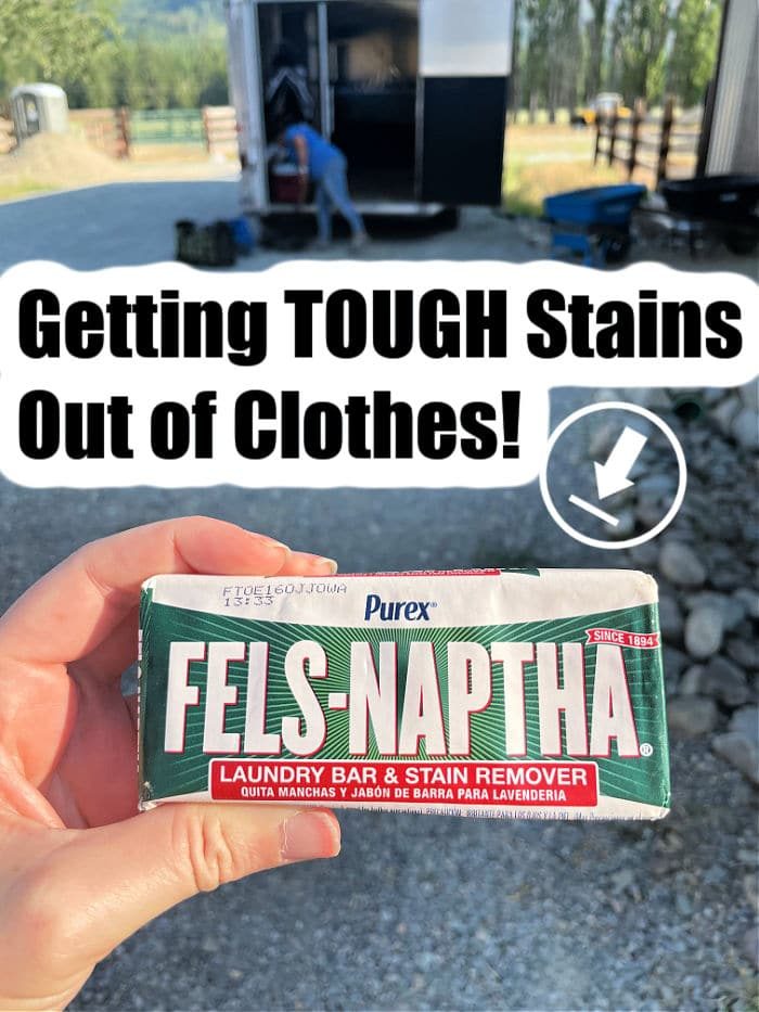 get stains out of clothes