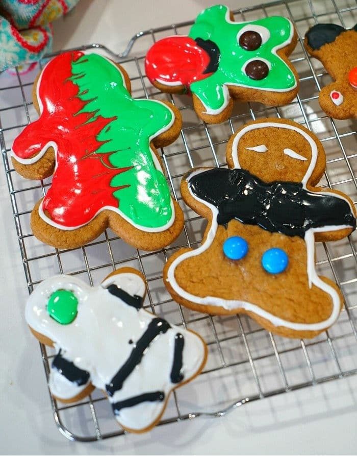 cake mix gingerbread men